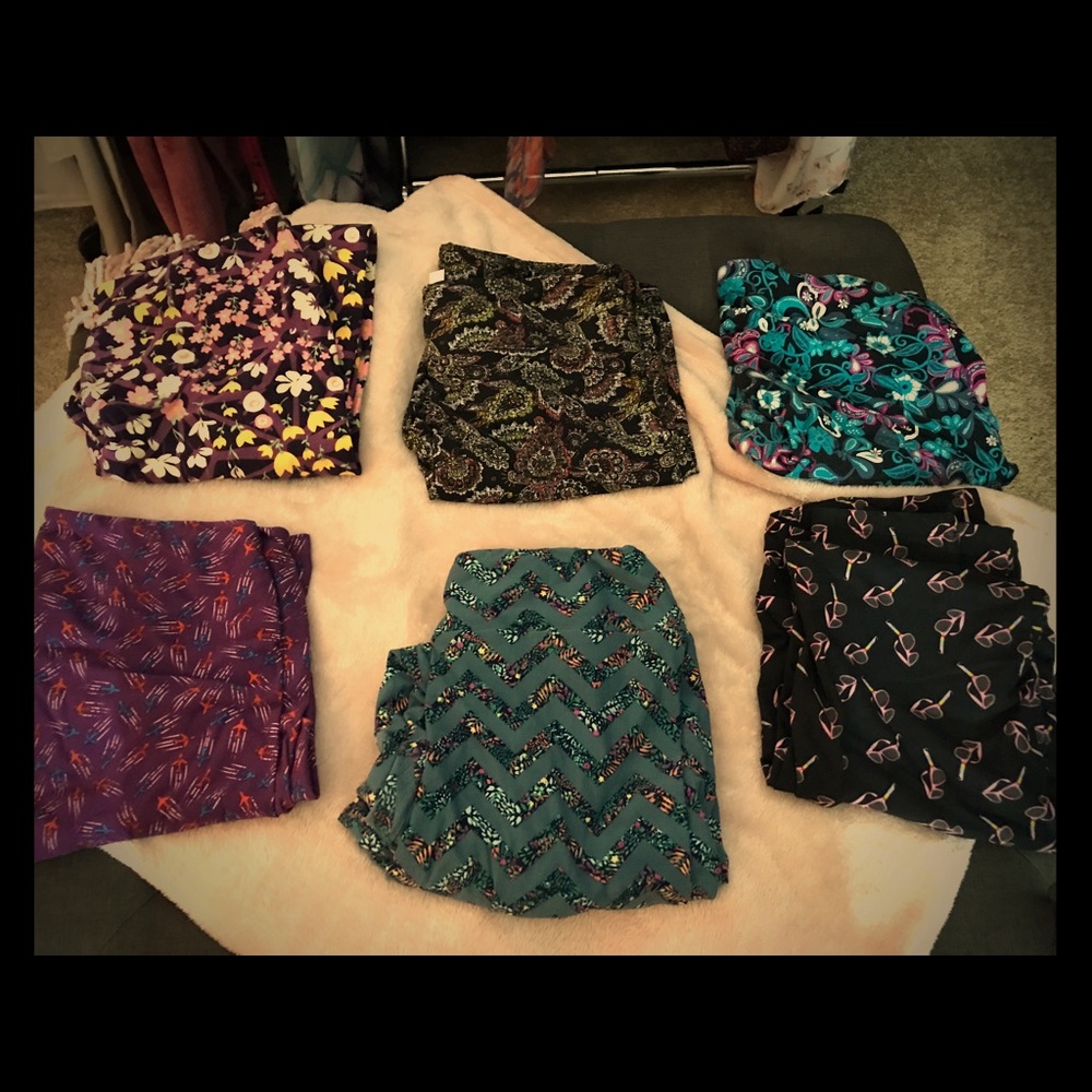 Lularoe TC leggings - $5/each; 4/$15